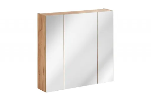 COMAD - Zrkadlová skrinka 80cm 3 dvierka DUB CAPRI 5907611647851