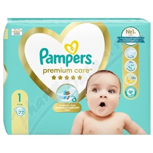 PAMPERS Premium Care 1 Newborn 2-5 kg ​​72 kusov