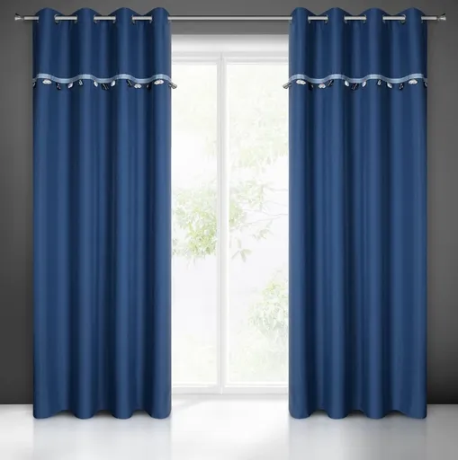 ArtFir Zatemňovací záves CAR 2 K | tmavomodrá 140 x 250 cm
