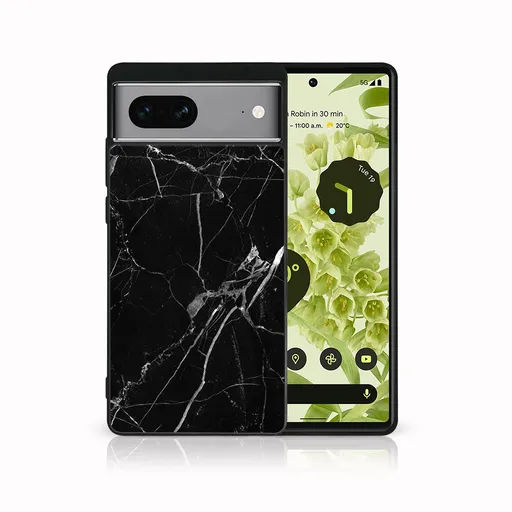 MY ART Ochranný kryt pre Google Pixel 7 BLACK MARBLE (142)