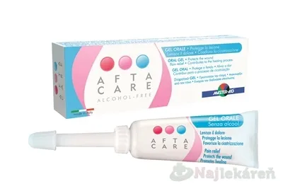 MASTER AID AFTA Care ústny gél na afty a drobné poranenia s aplikátorom 10 ml