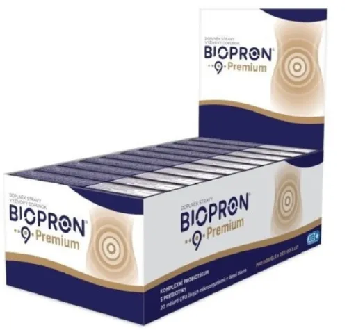 BIOPRON 9 Premium box pre normálnu črevnú flóru 10x10 (100cps)