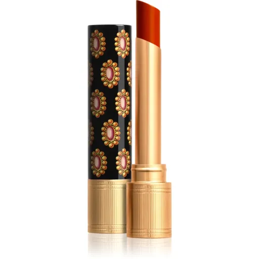 Gucci Gucci Beauty Rouge de Beauté Brillant hydratačný rúž odtieň 307 Louise Orange 1.8 g