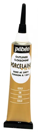 PÉBÉO PORCELAINE - Kontúry na porcelán (007 - gold, 20 ml)