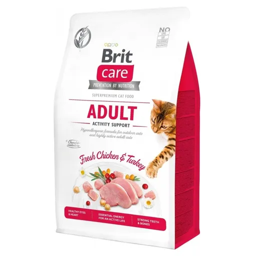 BRIT Care Cat Adult Activity Support granule pre aktívne mačky 1 ks, Hmotnosť balenia: 2 kg