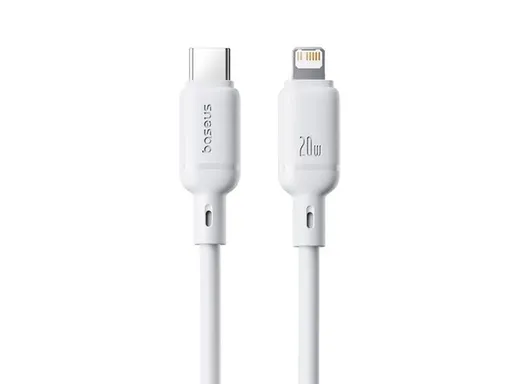 Kábel BASEUS USB-C/Lightning 1m White 20W