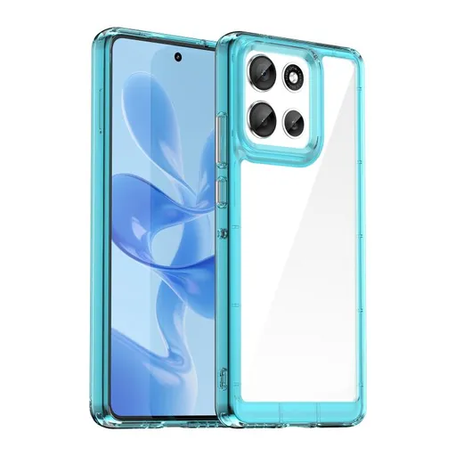 CRYSTAL Ochranný kryt pre Motorola Moto G86 5G tyrkysový