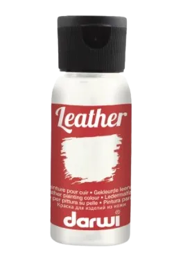 DARWI LEATHER - Farba na kožu biela (420050010) 0,05 L