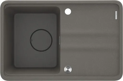 DEANTE DEANTE - Momi anthracite metallic Granitový drez, 1-bowl with drainer ZKM_T11A