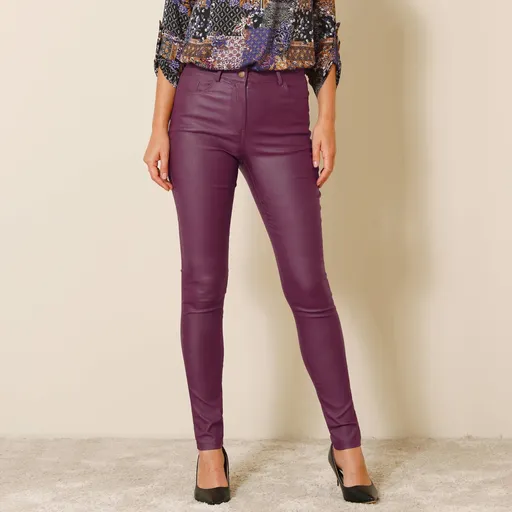 Úzke koženkové nohavice