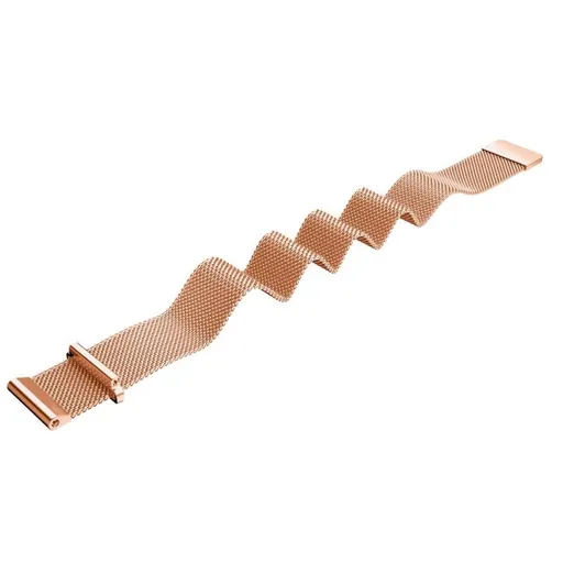 MILANESE Kovový remienok pre smart hodinky - šírka 18mm ROSE GOLD