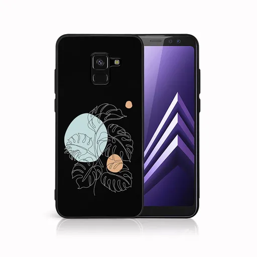 MY ART Ochranný kryt pre Samsung Galaxy A8 2018 (A530) MONSTERA (194)