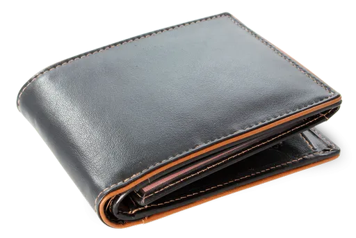 Čiernohnedá pánska kožená peňaženka 513-8142-60/40