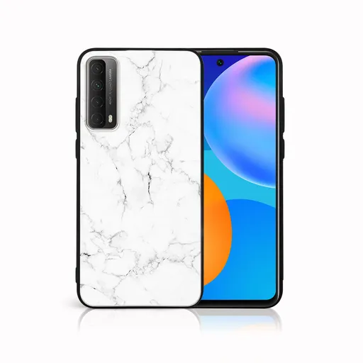 MY ART Ochranný obal Huawei P Smart 2021 WHITE MARBLE (144)