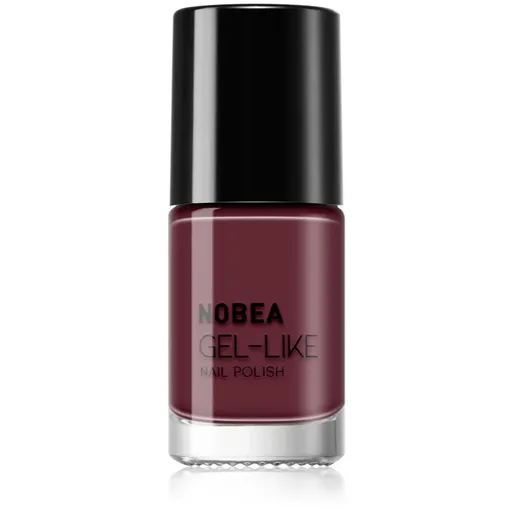 NOBEA Day-to-Day Gel-like Nail Polish lak na nechty s gélovým efektom odtieň Dark orchid #N47 6 ml