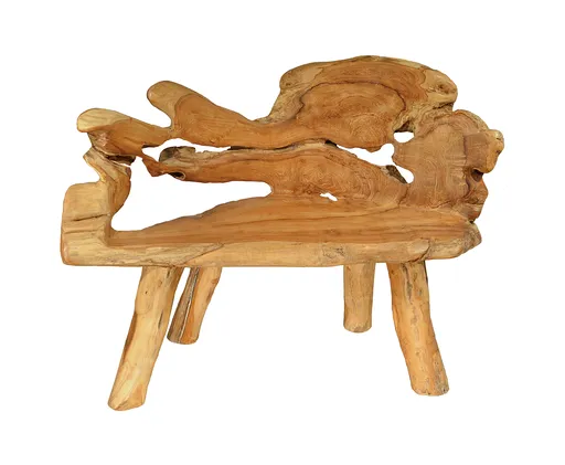 DEOKORK Teaková lavica ROOT IV