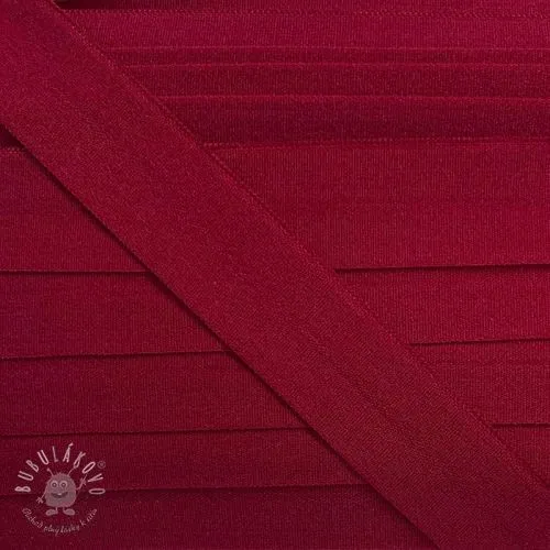 Lemovacia guma matná 20 mm červená tmavá