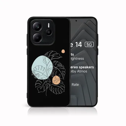 MY ART Ochranný kryt pre Xiaomi Redmi Note 14 5G MONSTERA (194)