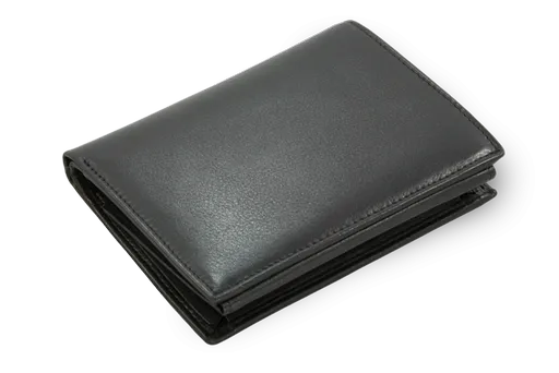 Čierna pánska kožená peňaženka - dokladovka 514-4402-60