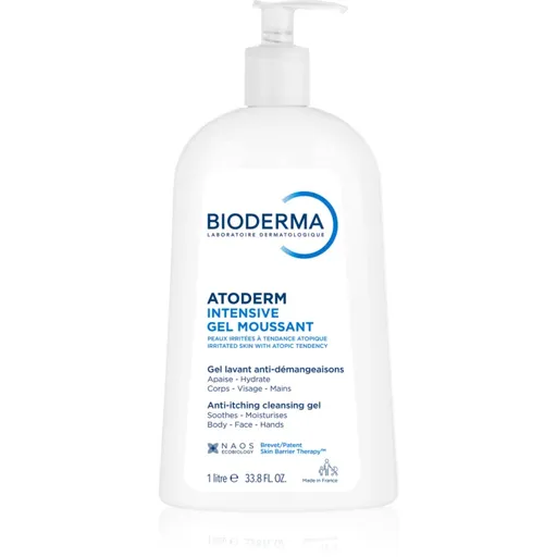 Bioderma Atoderm Intensive Gel Moussant výživný penivý gél pre veľmi suchú citlivú a atopickú pokožku 1000 ml