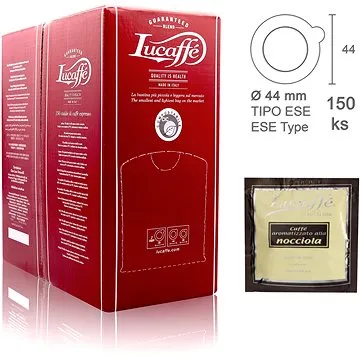 Lucaffe PODS Caffe alla NOCCIOLA (príchuť lieskového orieška) 150 ks (8588006531060)