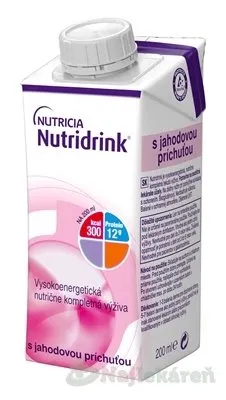 Nutridrink s jahodovou príchuťou 200 ml
