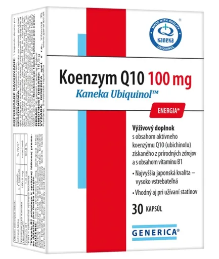 Generica Koenzym Q10 100 mg 30 kapsúl