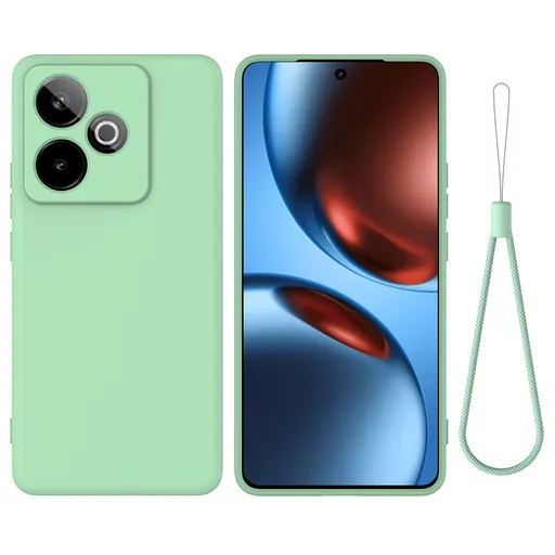 RUBBER Ochranný obal pre Realme GT 7 5G / Realme GT 7T 5G zelený