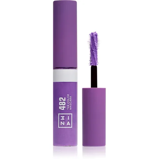 3INA The Color Mascara Mini riasenka odtieň 482 - Purple 5.5 ml