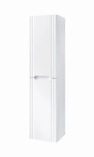 COMAD - Vysoká skrinka 2 dvierka FIJI WHITE 5907611656655