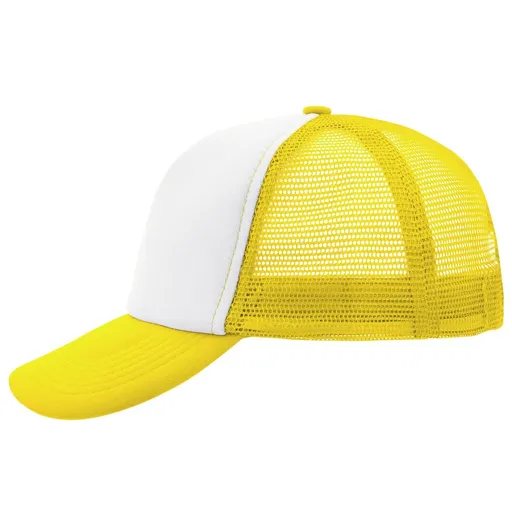 Myrtle Beach (Daiber) 5 panelová šiltovka MB070 - Biela / slnečná žltá | uni