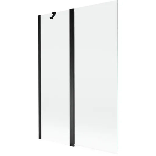 MEXEN - MIST vaňová zástena 120x150 cm 6mm f+s, čierna, číra 8A9-120-011-70-00