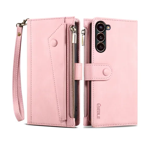 RFID Peňaženkové puzdro pre Samsung Galaxy S23 Plus 5G ružové