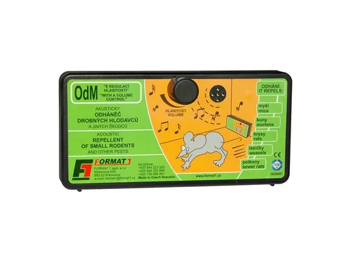 ODM Akustický odpudzovač drobných hlodavcov a iných škodcov s baterkou