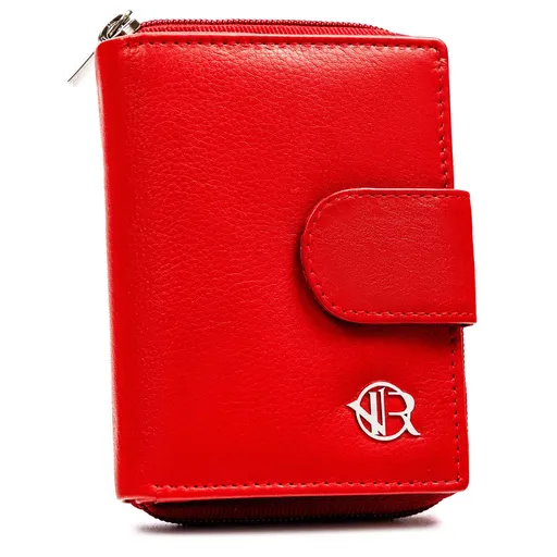 Malá červená dámska peňaženka na patent – Rovicky