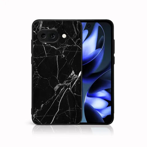 MY ART Ochranný kryt pre Google Pixel 9a BLACK MARBLE (142)