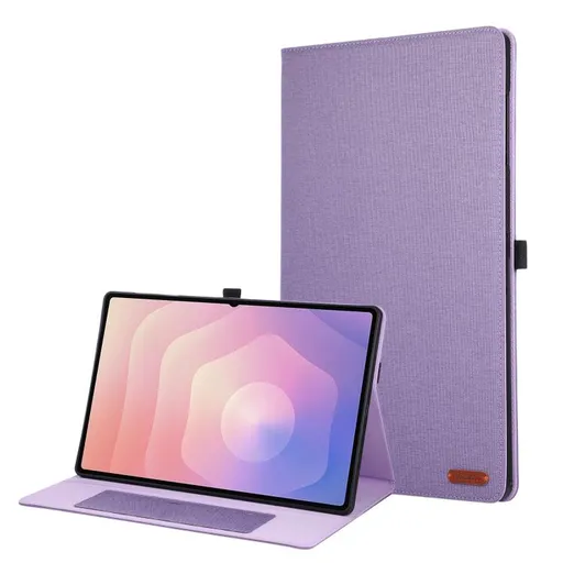 FABRIC Zaklápací kryt pre Samsung Galaxy Tab S11 Ultra fialový