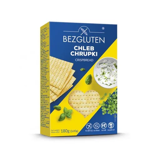BEZGLUTEN Chlieb krehký bez lepku 180 g