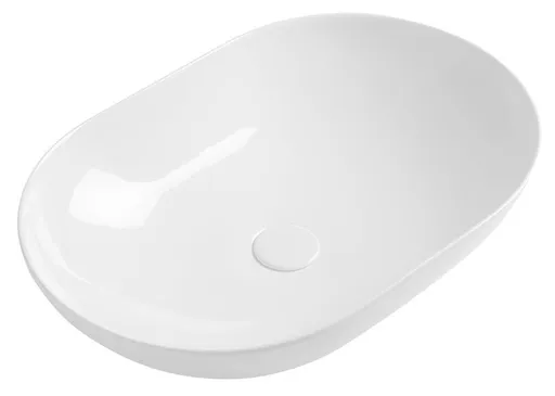 SAPHO - BALISONG keramické umývadlo na dosku 60x40cm, biela WH080