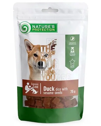 Natures P Snack dog chicken strips with sesame 75 g