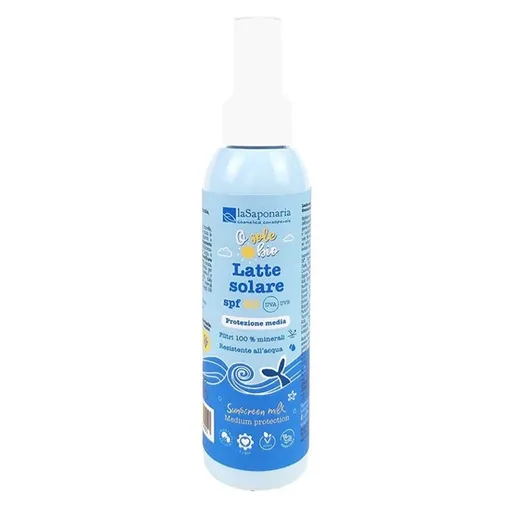 LA SAPONARIA Opaľovacie mlieko SPF 20 BIO 125 ml