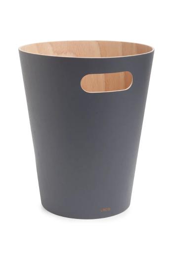 Odpadkový kôš Umbra Woodraw 7 L šedá farba