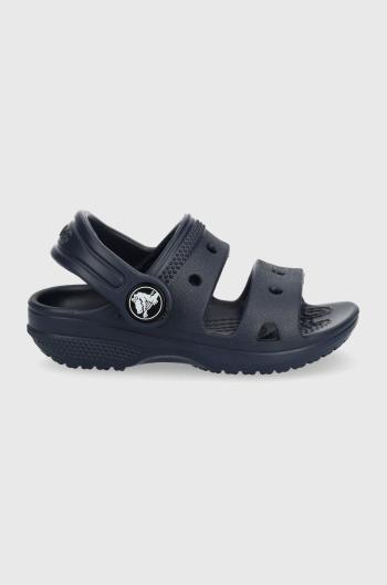 Detské sandále Crocs tmavomodrá farba