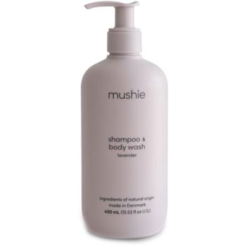 Mushie Organic Baby sprchový gél a šampón 2 v 1 Lavender 400 ml