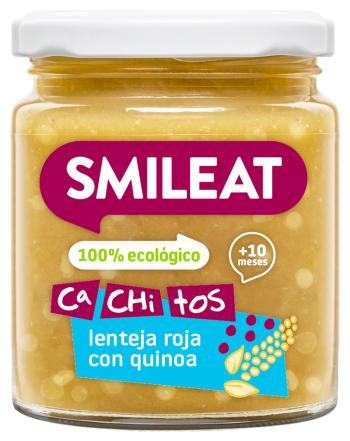 SMILEAT Organic Zeleninový príkrm červená šošovka s quinoou 230 g