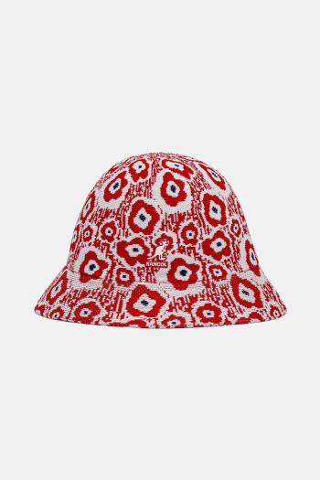 Klobúk Kangol RETRO FLOWER červená farba, K3751.RD608