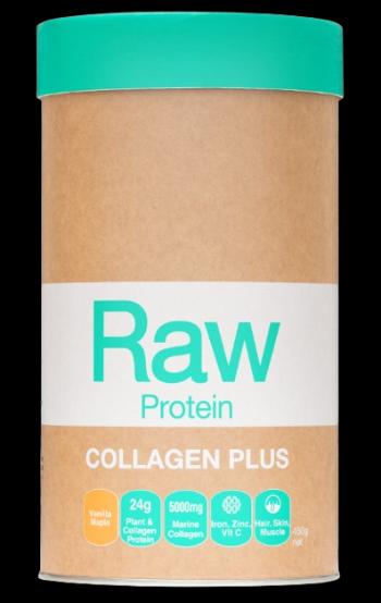 AMAZONIA Raw Protein Collagen Plus vanilka s javorovým sirupom 450 g