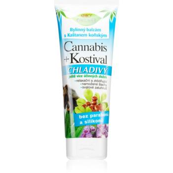 Bione Cosmetics Cannabis Kostival chladivý balzam na svaly, kĺby a väzy 200 ml