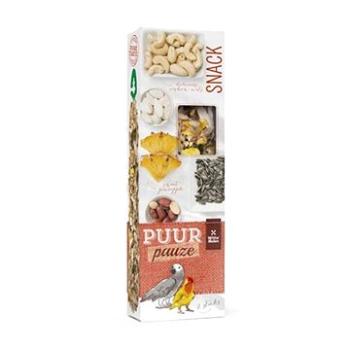 Witte Molen Puur veľké tyčinky pre papagáje ananás a orechy 140 g (8711304687416)