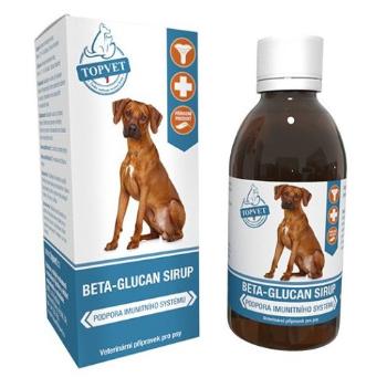 TOPVET Beta-glucán sirup pre psov 200 ml